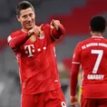 Bayern Munich remontó un 0-2 y derrotó 4-2 al Dortmund con triplete de Lewandowski
