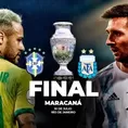 Brasil vs. Argentina: América TV y américadeportes transmitirán la final de la Copa América
