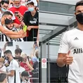 Cristiano Ronaldo fue ovacionado en su regreso al centro deportivo de la Juventus