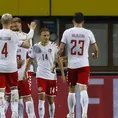 Dinamarca derrotó 2-1 en Austria y lidera su grupo en la Liga de Naciones