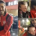 Edinson Cavani recibe conmovedor pedido entre lágrimas de hincha del Manchester United