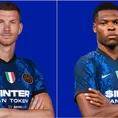 Inter de Milán anunció los fichajes de Edin Dzeko y Denzel Dumfries