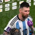 Lionel Messi tras clasificar a la final: &quot;Jugar el último partido era lo que queríamos&quot;