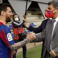 ¿Leo volverá al Barcelona?: Laporta reveló qué conversó con Jorge Messi