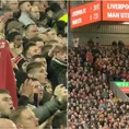 Liverpool vs. Manchester United: Emotiva ovación en apoyo a Cristiano Ronaldo