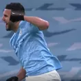 Manchester City vs. PSG: Mahrez marcó el 1-0 para el cuadro ciudadano 