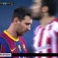 Messi fue expulsado en el Barcelona vs. Athletic por conducta violenta