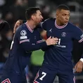 Con dobletes de Messi y Mbappé, PSG goleó 4-1 al Brujas por la Champions League