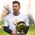 Messi presentó el Balón de Oro a la afición del PSG en el Parque de los Príncipes