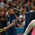Messi se molestó con Pochettino al ser sustituido en el duelo del PSG ante Lyon