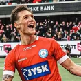 Oliver Sonne le dio la victoria al Silkeborg IF 1-0 ante Lyngby por Superliga de Dinamarca