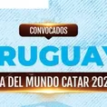 Qatar 2022: Uruguay dio a conocer su lista para el Mundial con Suárez y Cavani a la cabeza