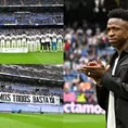 Real Madrid mostró su cariño y apoyo a Vinicius 