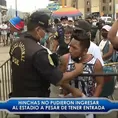Alianza Lima: Policía golpeó a hincha que se quedó fuera de Matute pese a tener entrada