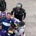 Lavandeira celebró con hinchas el triunfo en Ayacucho: Mira cómo reaccionó la policía