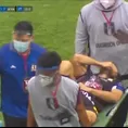 Sporting Cristal vs. Ayacucho FC: Mauricio Montes dejó la cancha en camilla y muy adolorido