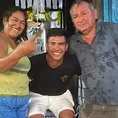 Universitario: José Rivera construyó casa a sus padres en Tarapoto