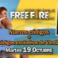 Free Fire: Estos son los códigos gratis de hoy 19 de octubre