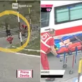 Giro de Italia: Esloveno Mohoric sufrió una brutal caída y fue evacuado a hospital
