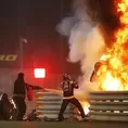 GP de Baréin: Romain Grosjean salió ileso de entre las llamas tras espectacular accidente
