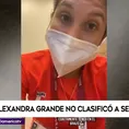 Tokio 2020: Alexandra Grande terminó con un fuerte golpe en el brazo derecho