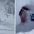 YouTube: Joven es enterrado por avalancha de nieve, sobrevive y logra rescatar a su hermano