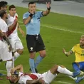 Copa América: Perú y Brasil critican la &quot;arrogancia&quot; del árbitro chileno Tobar