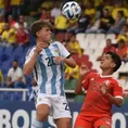 Perú perdió 1-0 ante Argentina y se despidió sin puntos del Sudamericano Sub-20