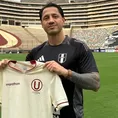 Selección Peruana: Gianluca Lapadula recibió la camiseta de Universitario