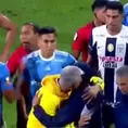 Alianza Lima vs. Sporting Cristal: El abrazo de Nunes y Salas tras el partido