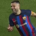 Barcelona vs. Osasuna: Jordi Alba anotó el 1-0 en el Camp Nou