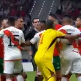 Perú vs. Marruecos: Zambrano se fue expulsado y se armó conato de bronca