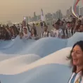 ¡Argentina presente! Primer banderazo de los hinchas albicelestes en Qatar