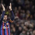 Entre lágrimas y el público de pie: Piqué se despidió así del Camp Nou