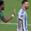 Lionel Messi: Ali Al-Bulaihi encaró al argentino tras el segundo gol de Arabia Saudita