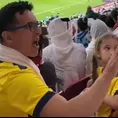 Qatar vs. Ecuador: Así terminó el hincha ecuatoriano que tuvo reclamo airado en las tribunas