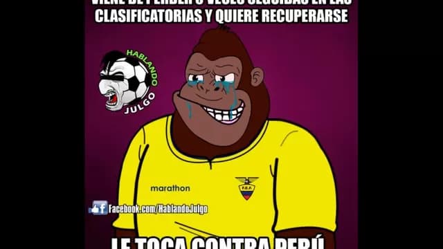 Perú vs. Ecuador: memes calientan la previa del partido por Eliminatorias-foto-1