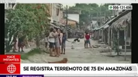 Amazonas: Terremoto de 7.5 se registró en Condorcanqui