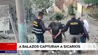 Ancón: a balazos capturan a sicarios