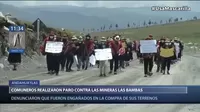 Andahuaylas: Comuneros realizaron paro contra minera Las Bambas