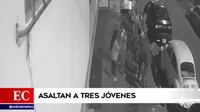 Asaltaron a tres jóvenes en Chorrillos
