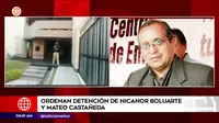 Detienen a Nicanor Boluarte y abogado Mateo Castañeda
