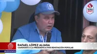 Elecciones 2021: Rafael López Aliaga realizó caravana en San Juan de Lurigancho