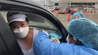 Keiko Fujimori recibió primera dosis de vacuna contra la COVID-19