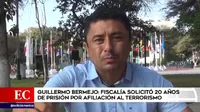Bermejo rechazó acogerse a la terminación anticipada por su presunta afiliación al terrorismo