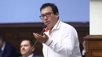 Parlamentario Edwin Martínez tildó de timorato al presidente del Congreso