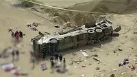 Piura: más de 25 pasajeros murieron luego de que bus cayera a abismo