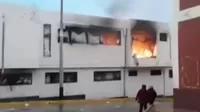 Puno: Vándalos incendiaron sede judicial en Macusani