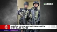San Martín de Porres: Murió el policía baleado en la cabeza en su día de franco