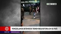 San Martín de Porres: Venezolanos detenidos tienen requisitoria en su país